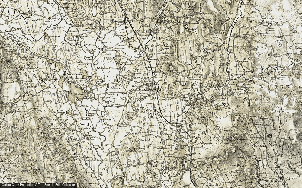 Old Map of Historic Map covering Beckton in 1901-1904