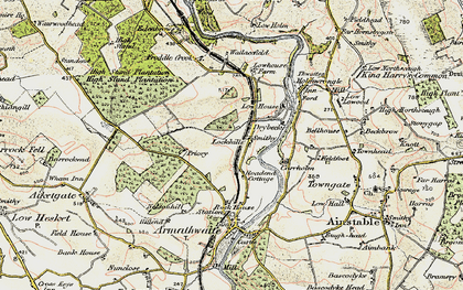 Old map of Lockhills in 1901-1904