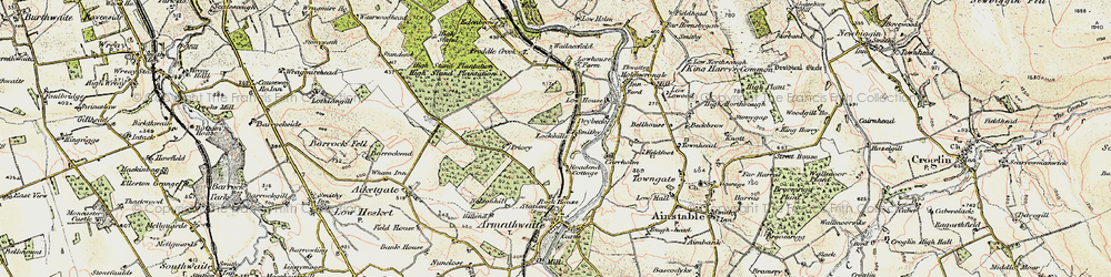 Old map of Lockhills in 1901-1904