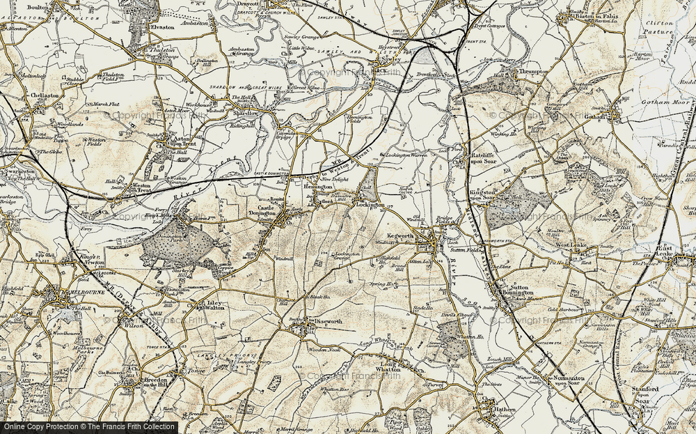 Old Map of Lockington, 1902-1903 in 1902-1903