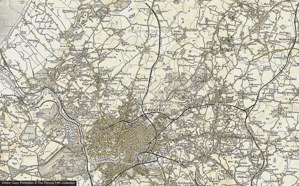 Old Map of Lockleaze, 1899 in 1899