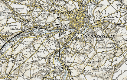 Old map of Lockwood in 1903