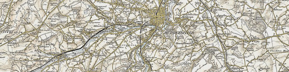 Old map of Lockwood in 1903