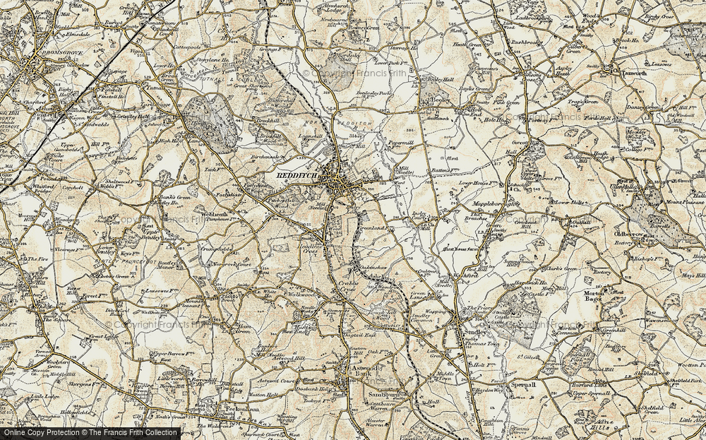 Old Map of Lodge Park, 1901-1902 in 1901-1902