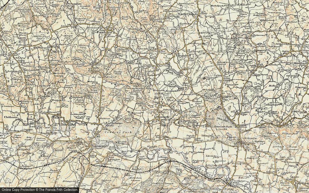 Old Map of Lodsworth Common, 1897-1900 in 1897-1900