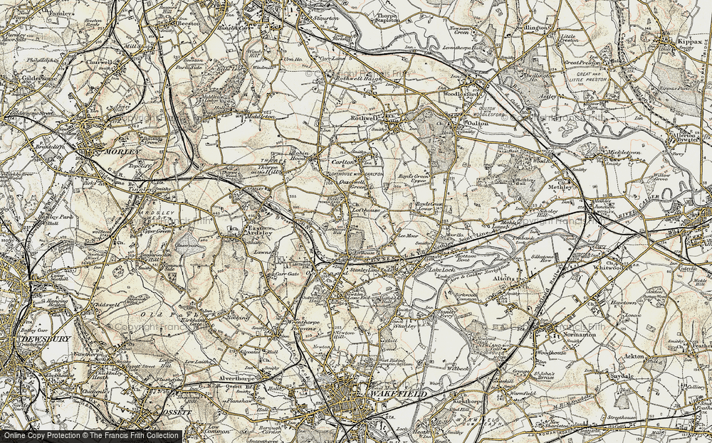 Old Map of Lofthouse, 1903 in 1903