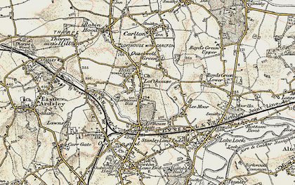 Old map of Lofthouse in 1903