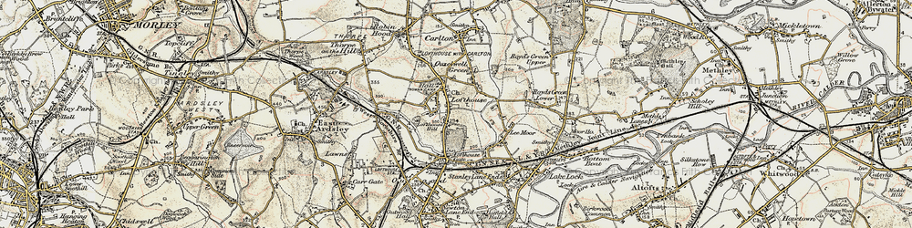 Old map of Lofthouse in 1903