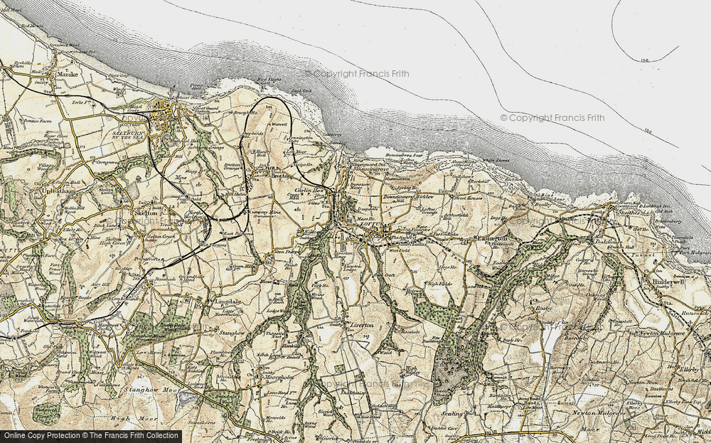 Old Map of Loftus, 1903-1904 in 1903-1904