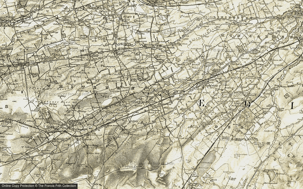 Old Map of Loganlea, 1904-1905 in 1904-1905