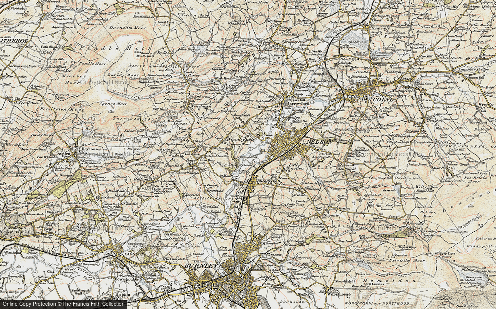 Old Map of Lomeshaye, 1903-1904 in 1903-1904