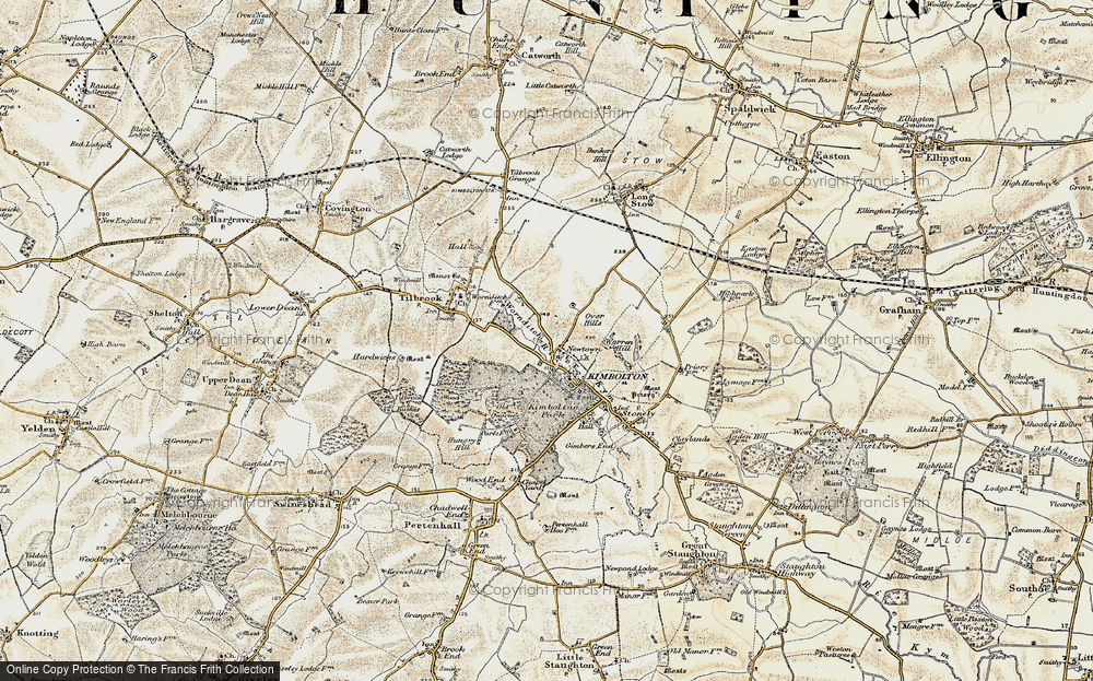 Old Map of London End, 1901 in 1901