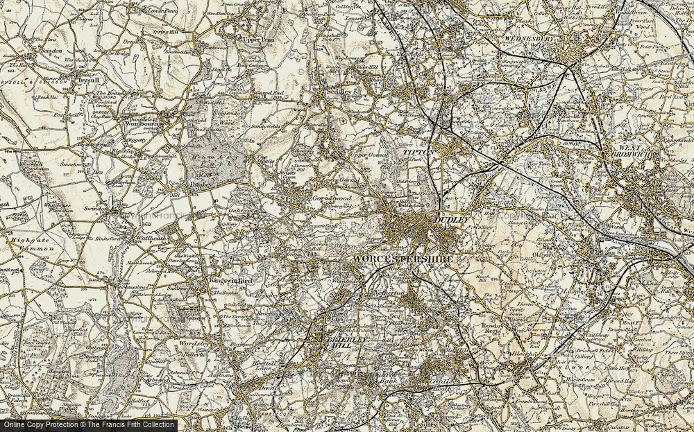 Old Map of London Fields, 1902 in 1902