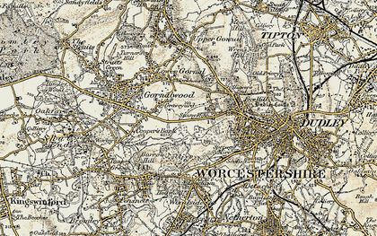 Old map of London Fields in 1902