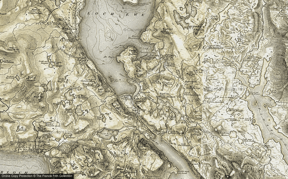 Old Map of Londubh, 1908-1910 in 1908-1910