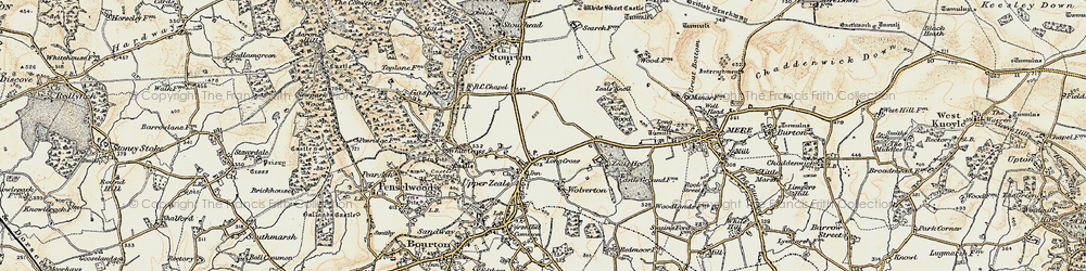 Old map of Long Cross in 1897-1899