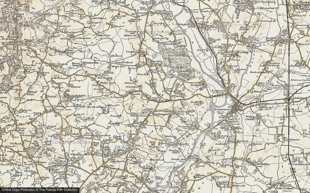 Old Map of Long Green, 1899-1900 in 1899-1900