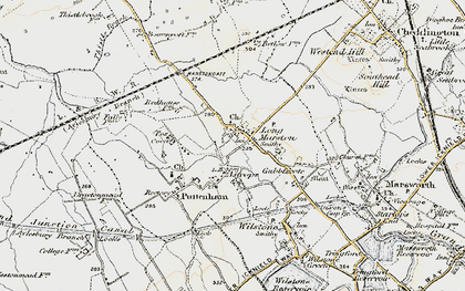 Old map of Long Marston in 1898