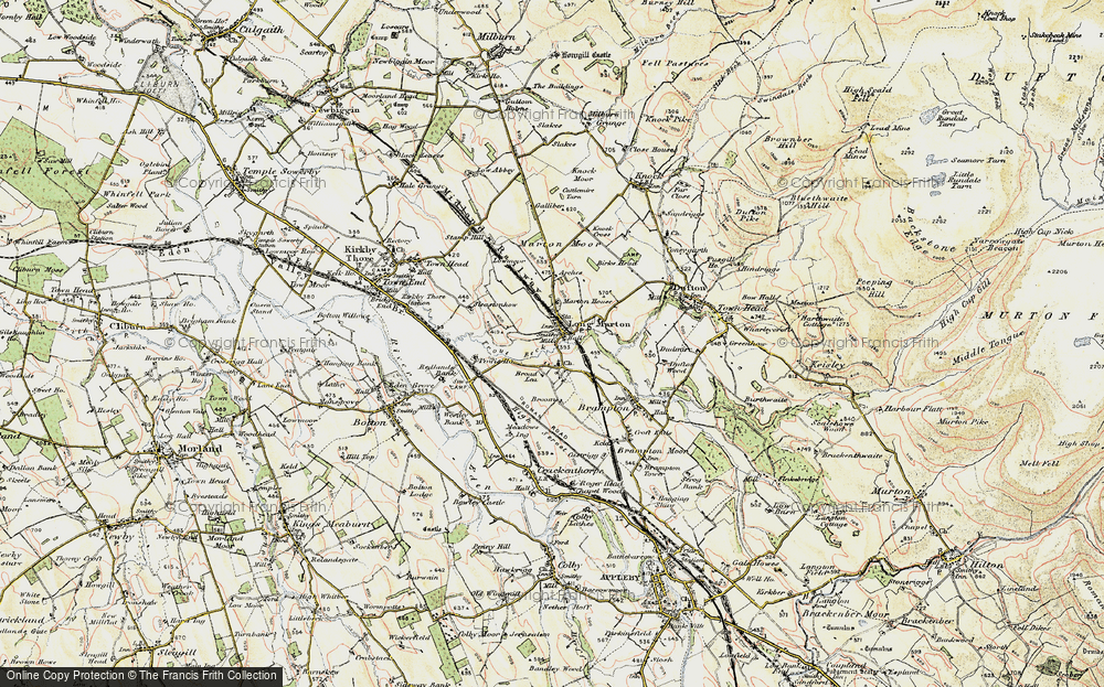 Old Map of Long Marton, 1901-1904 in 1901-1904