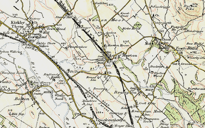 Old map of Long Marton in 1901-1904