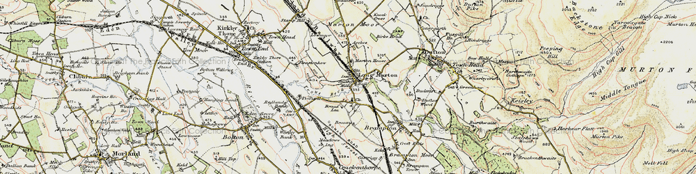 Old map of Long Marton in 1901-1904
