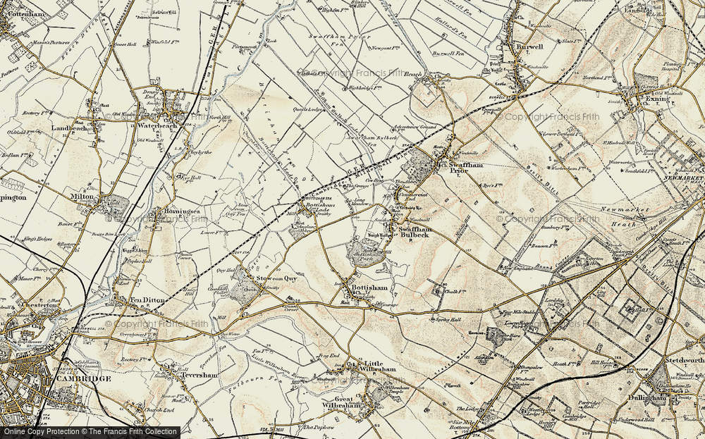 Old Map of Long Meadow, 1899-1901 in 1899-1901