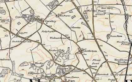 Old map of Northwood Park in 1897-1900