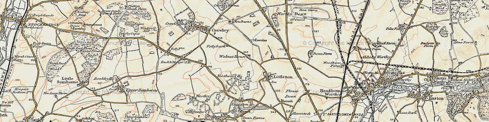 Old map of Northwood Park in 1897-1900