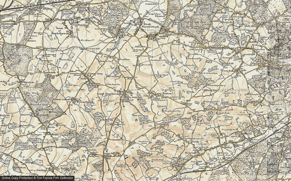 Old Map of Long Sutton, 1898-1909 in 1898-1909