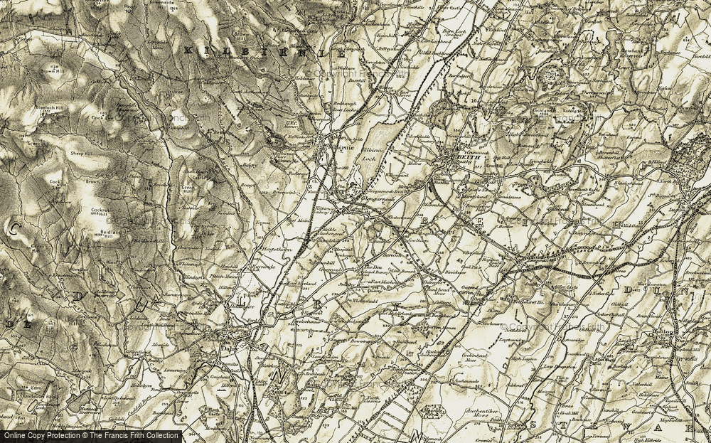 Old Map of Longbar, 1905-1906 in 1905-1906