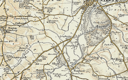 Old map of Longbridge in 1899-1902