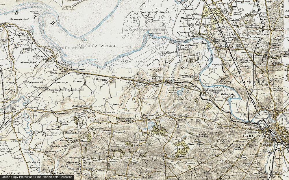 Old Map of Longburgh, 1901-1904 in 1901-1904
