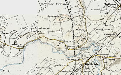 Old map of Longcroft in 1901-1904