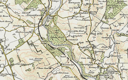 Old map of Baron Wood in 1901-1904
