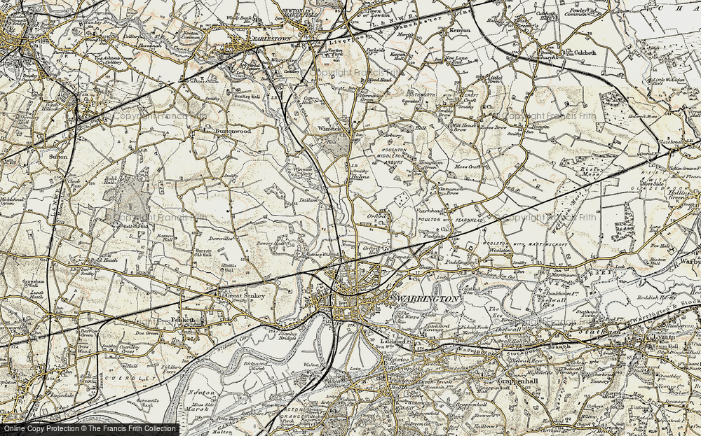 Old Map of Longford, 1903 in 1903