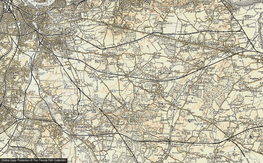 Old Map of Longlands, 1897-1902 in 1897-1902