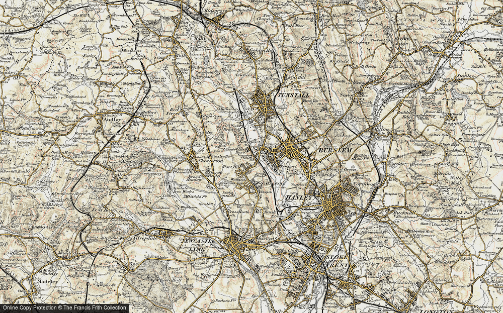 Old Map of Longport, 1902 in 1902
