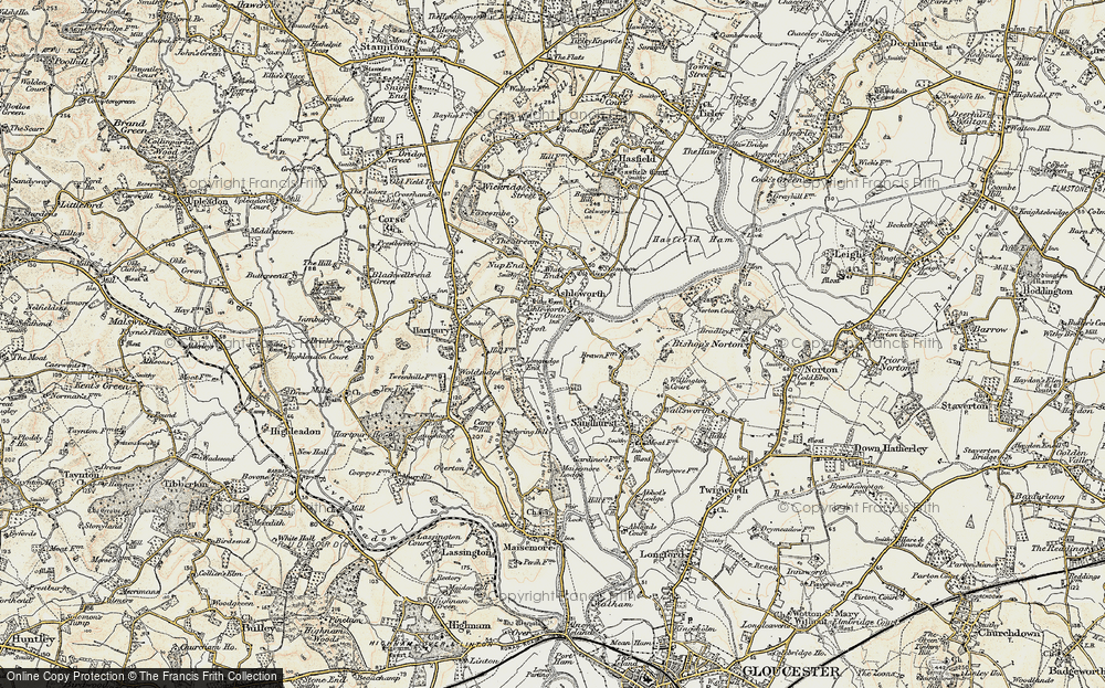 Old Maps Of Longridge End Gloucestershire Francis Frith