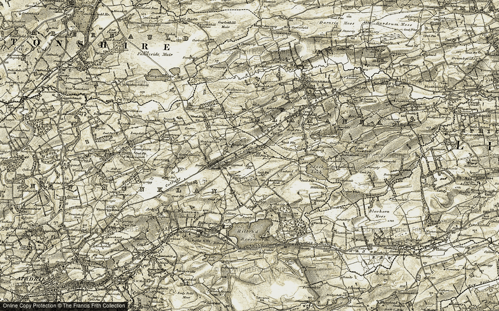 Old Map of Longrigg, 1904-1905 in 1904-1905