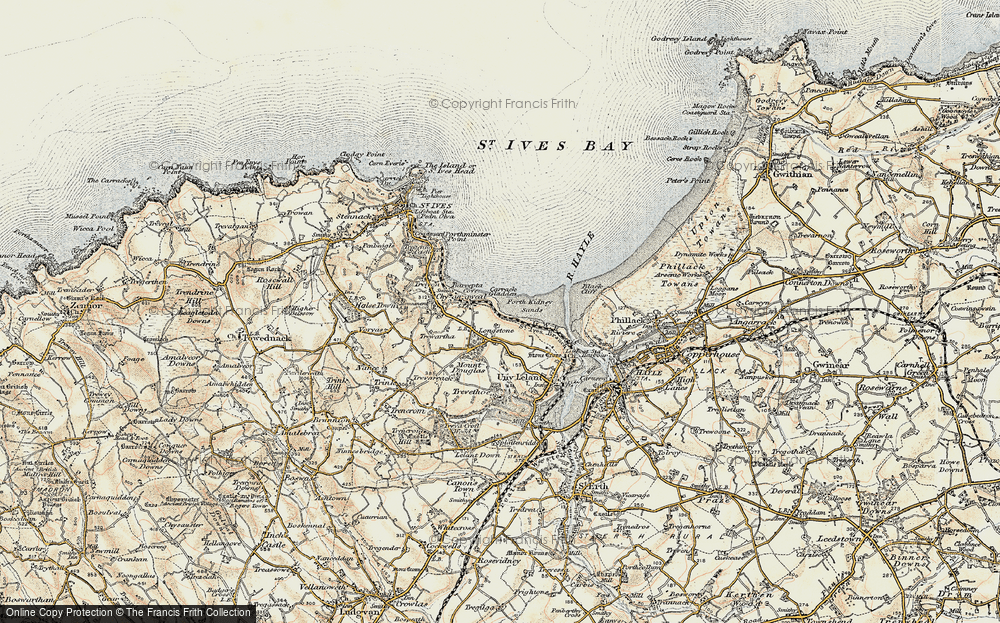 Old Map of Longstone, 1900 in 1900
