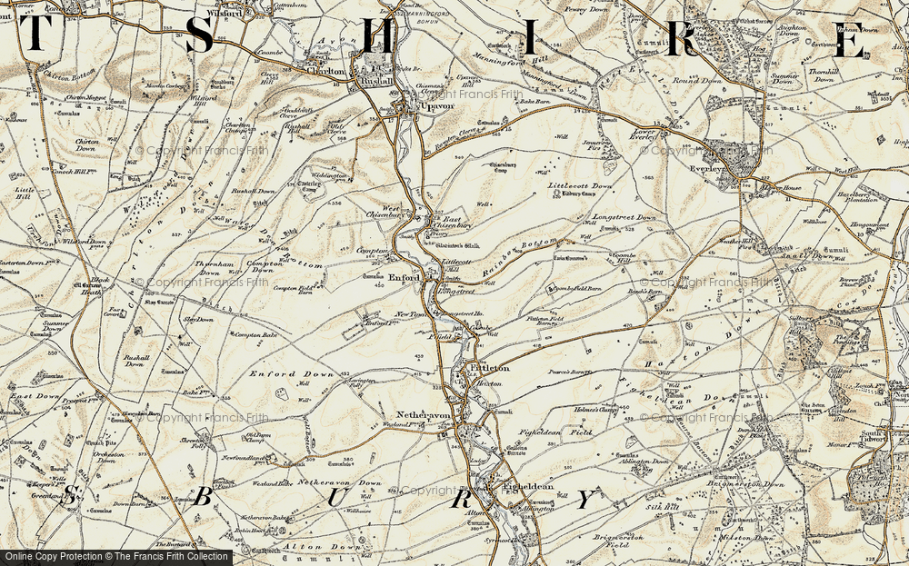 Old Map of Longstreet, 1897-1899 in 1897-1899