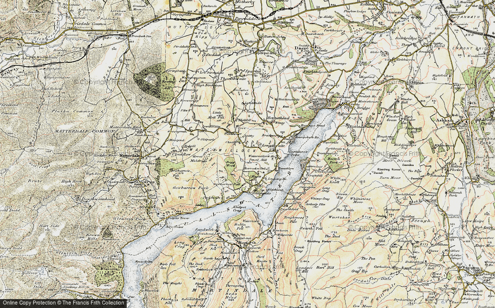 Old Map of Longthwaite, 1901-1904 in 1901-1904