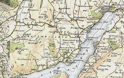 Old map of Longthwaite in 1901-1904