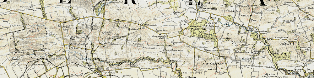 Old map of Broomfield Fell in 1901-1903