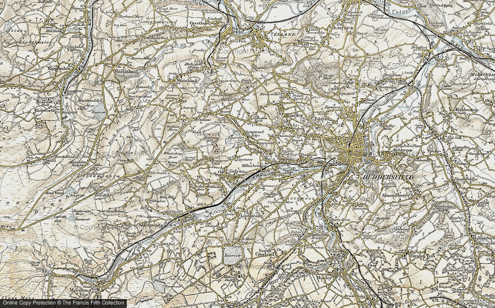 Old Map of Longwood, 1903 in 1903