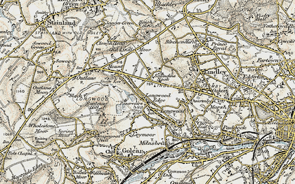 Old map of Longwood Edge in 1903