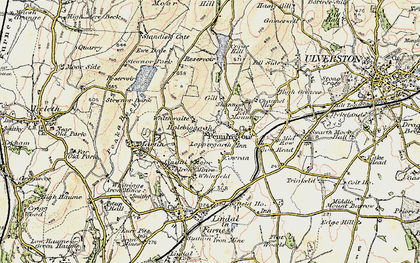 Old map of Loppergarth in 1903-1904