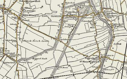 Old map of Lordsbridge in 1901-1902