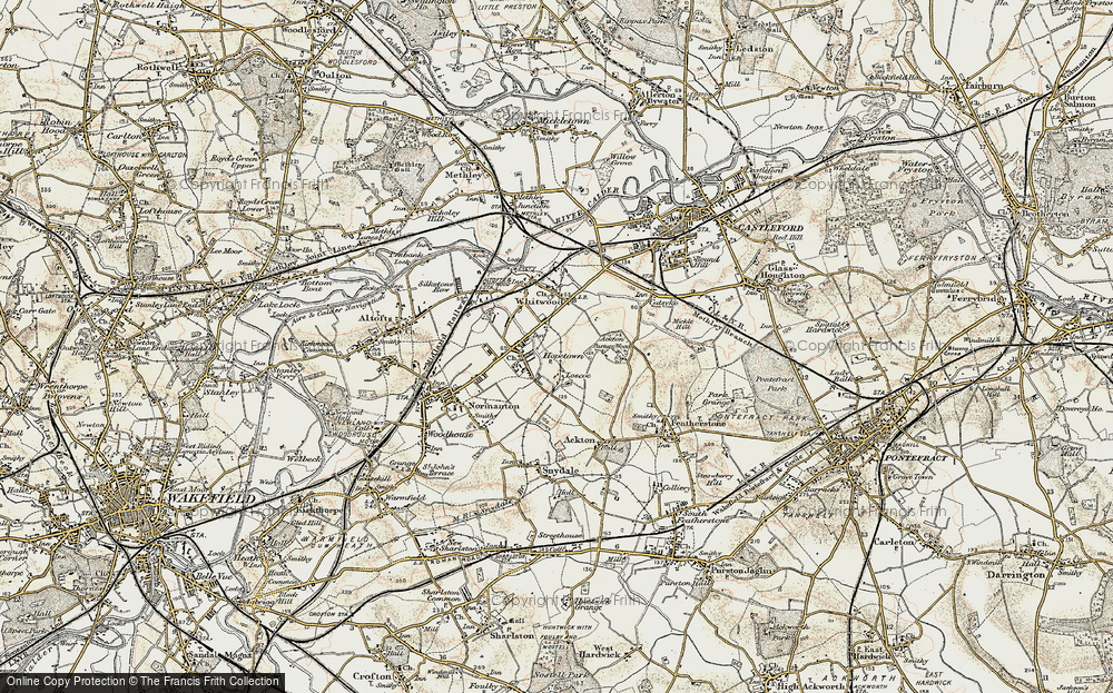 Old Map of Loscoe, 1903 in 1903