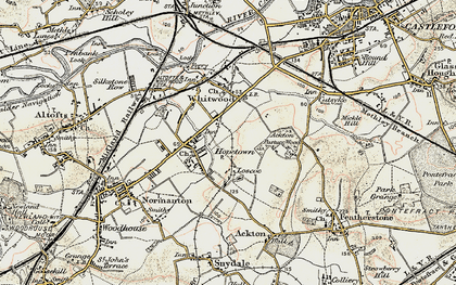Old map of Loscoe in 1903